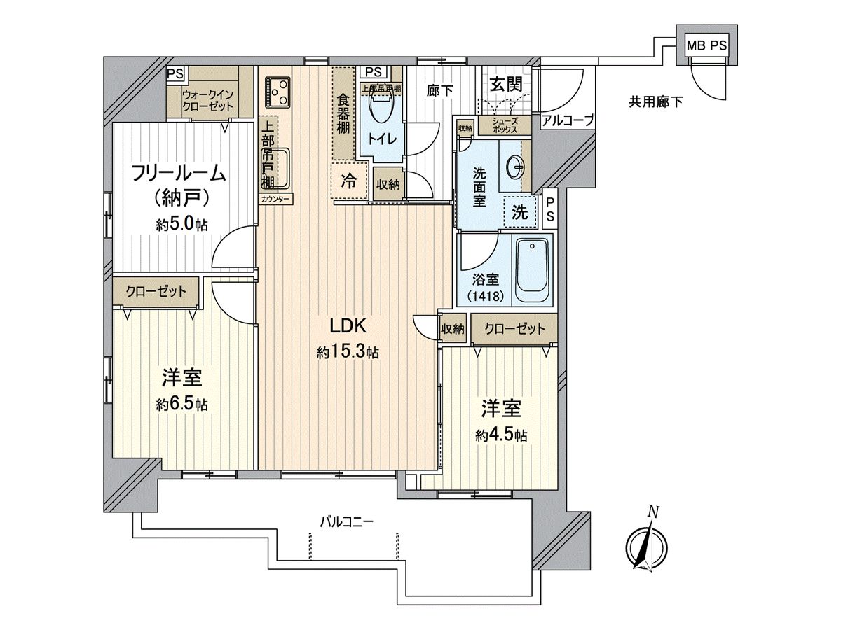 ワコーレ須磨名谷ステーションハート 間取図(平面図) 間取図(平面図)