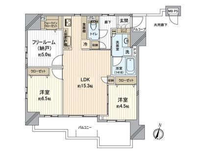 ワコーレ須磨名谷ステーションハート 間取図(平面図)