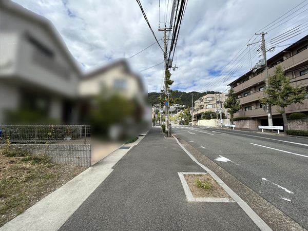 岡本8丁目 土地 前面道路含む外観 岡本8丁目 土地 前面道路含む外観