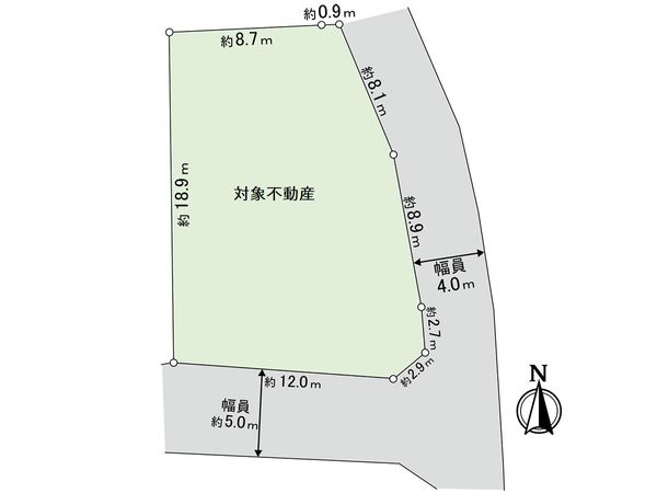 本山北町6丁目 土地 区画図
