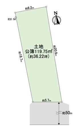 東灘区御影本町2丁目 区画図 東灘区御影本町2丁目 区画図