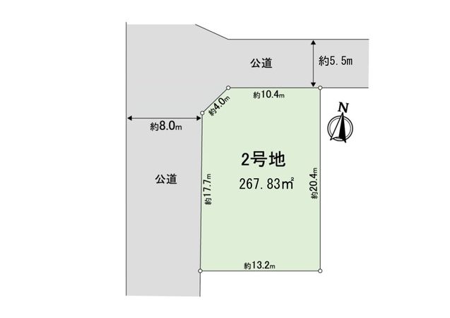鴨子ヶ原2丁目 区画図 鴨子ヶ原2丁目 区画図