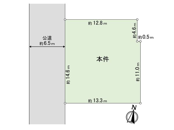 御影石町4丁目 土地 区画図 御影石町4丁目 土地 区画図