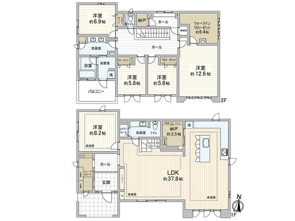 住吉本町2丁目 戸建 間取図(平面図) 住吉本町2丁目 戸建 間取図(平面図)
