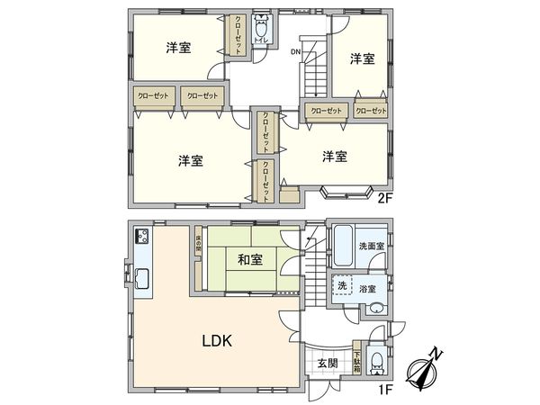 岡本6丁目 戸建 間取図(平面図) 岡本6丁目 戸建 間取図(平面図)
