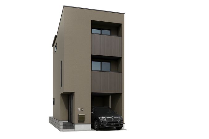 住吉宮町2丁目 新築戸建 外観パース図 住吉宮町2丁目 新築戸建 外観パース図