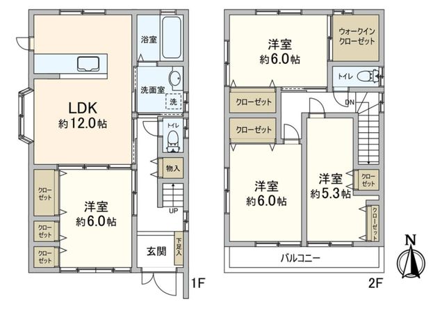 住吉南町1丁目 戸建 間取図(平面図)