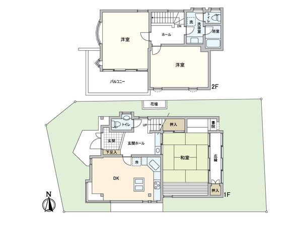 岡本7丁目 戸建 間取図(平面図)