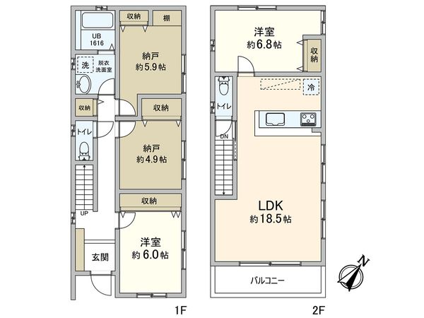 本山北町4丁目 新築戸建 間取図(平面図)