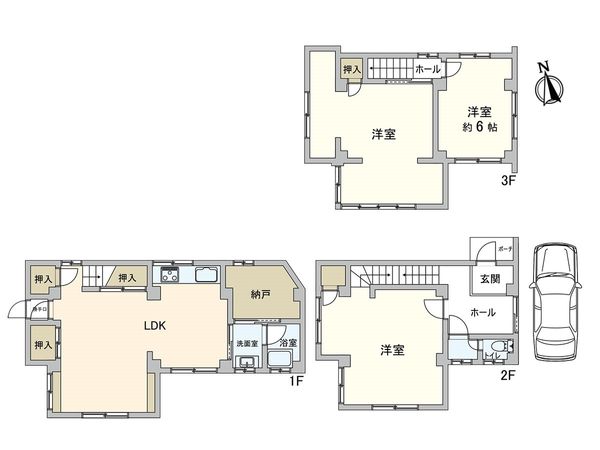 本山北町4丁目 戸建 間取図(平面図) 本山北町4丁目 戸建 間取図(平面図)