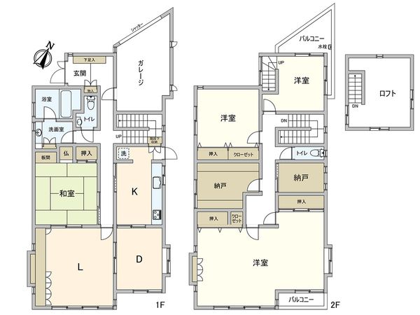 森北町4丁目 戸建 間取図(平面図)