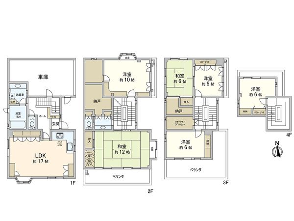 魚崎中町2丁目 戸建 間取図(平面図)