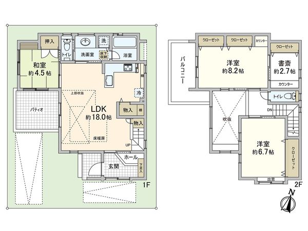 森北町7丁目 戸建 間取図(平面図) 森北町7丁目 戸建 間取図(平面図)