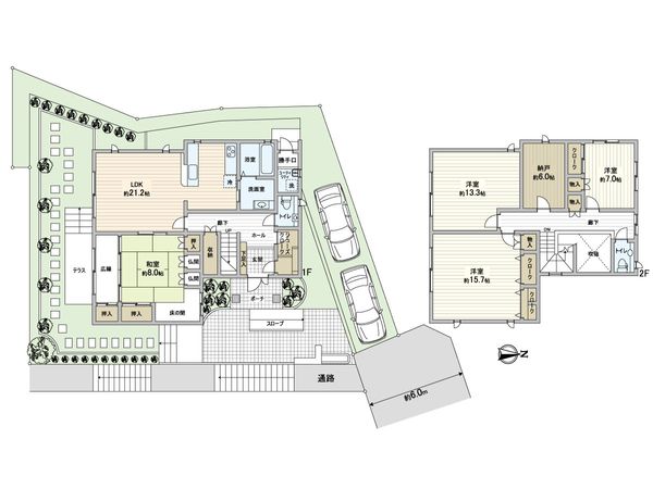 東灘区住吉山手3丁目 間取図(平面図) 東灘区住吉山手3丁目 間取図(平面図)