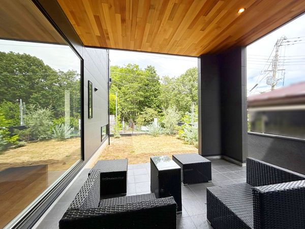 渦森台4丁目借地権付 新築戸建 庭
