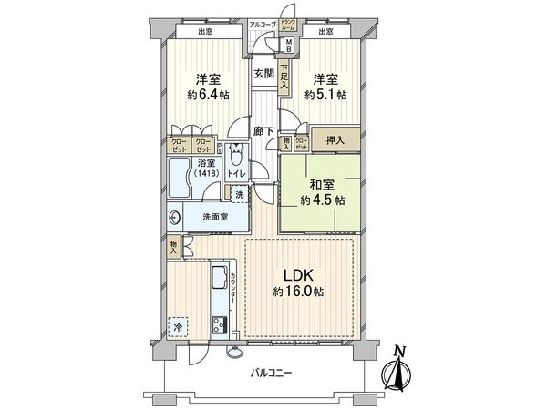 間取図(平面図)