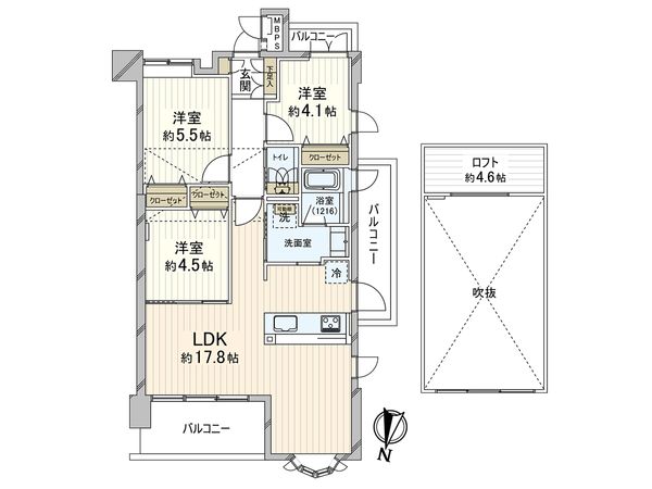 間取図(平面図)