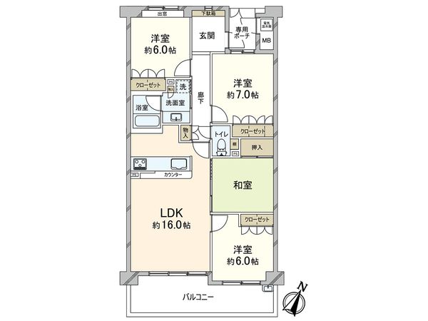 グランベース芦屋川ロジュマン 間取図(平面図) グランベース芦屋川ロジュマン 間取図(平面図)