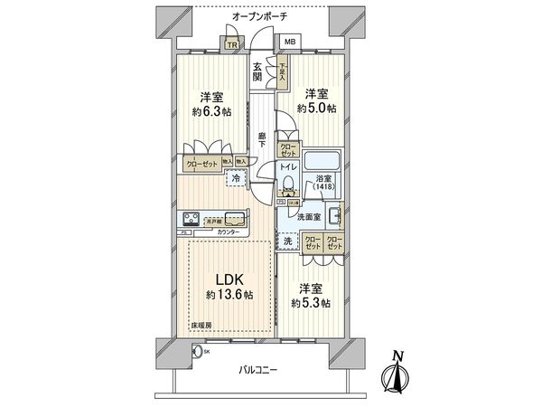 間取図(平面図)
