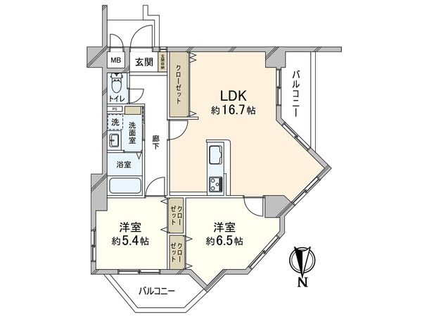 ドムール神戸住吉川 間取図(平面図) ドムール神戸住吉川 間取図(平面図)