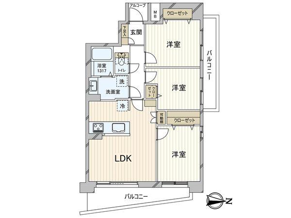 間取図(平面図)