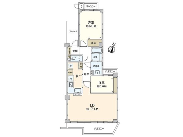 グランドメゾン住吉本町 間取図(平面図)