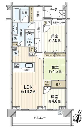 グランドメゾン住吉本町ネクス 間取図(平面図) グランドメゾン住吉本町ネクス 間取図(平面図)