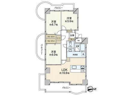 間取図(平面図)