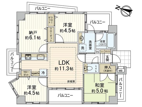 間取図(平面図)