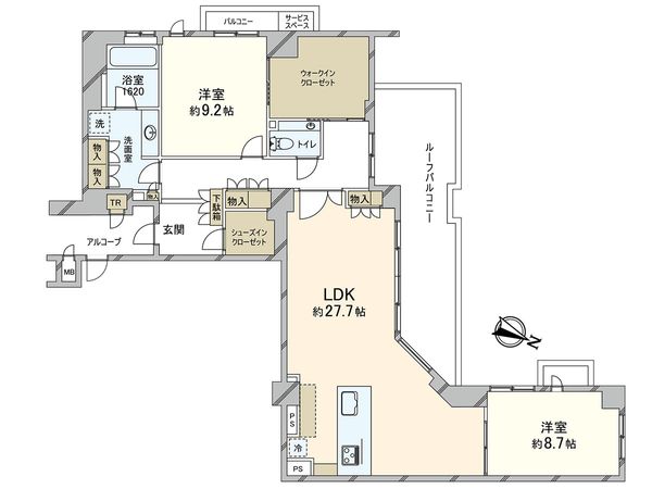 ジオグランデ岡本一丁目 間取図(平面図) ジオグランデ岡本一丁目 間取図(平面図)