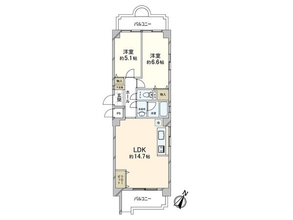 本山東オリエントハウス 間取図(平面図)