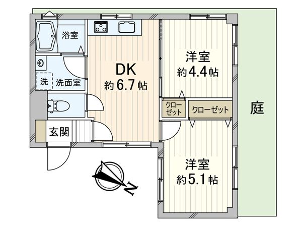 朝日プラザ東灘森南町 間取図(平面図) 朝日プラザ東灘森南町 間取図(平面図)