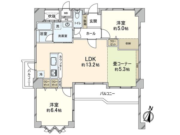 ワコーレ本山フラッツ 間取図(平面図) ワコーレ本山フラッツ 間取図(平面図)