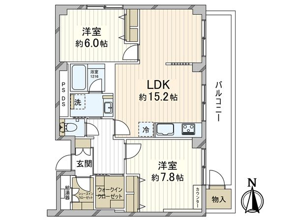 岡本ハウス 間取図(平面図)
