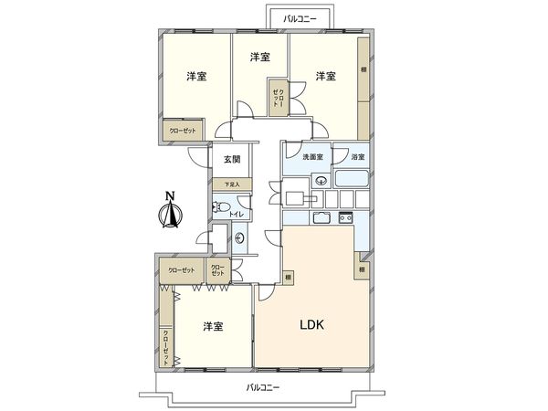 メゾン岡本 間取図(平面図) メゾン岡本 間取図(平面図)