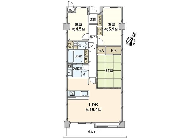 ファミール本山 間取図(平面図) ファミール本山 間取図(平面図)