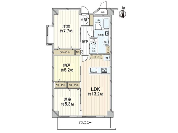 ファサード御影 間取図(平面図)