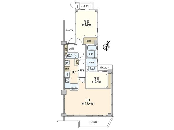 グランドメゾン住吉本町 間取図(平面図) グランドメゾン住吉本町 間取図(平面図)
