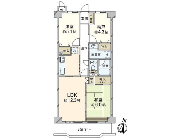 エンゼルハイム本山 間取図(平面図)
