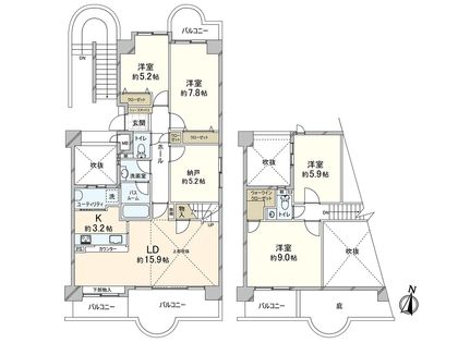 間取図(平面図)