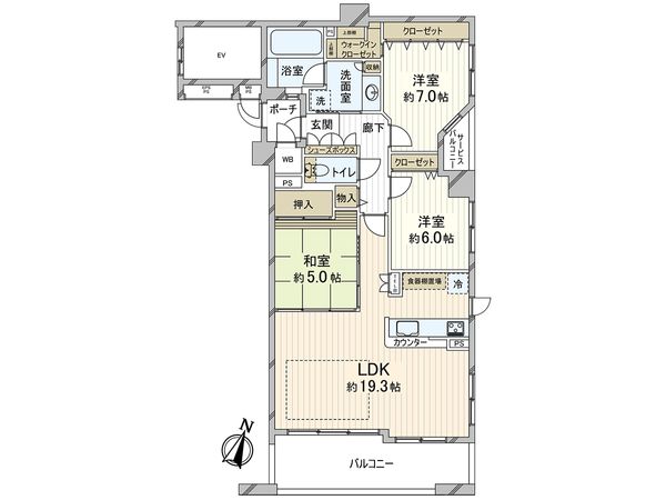 ワコーレ本山南ブランデュオ 間取図(平面図)
