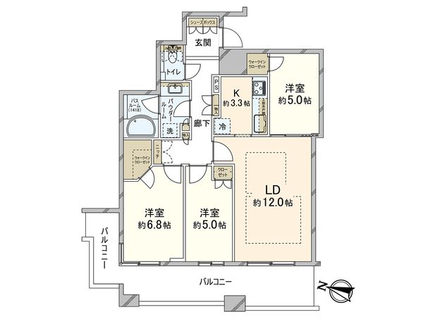 御影タワーレジデンス 間取図(平面図)