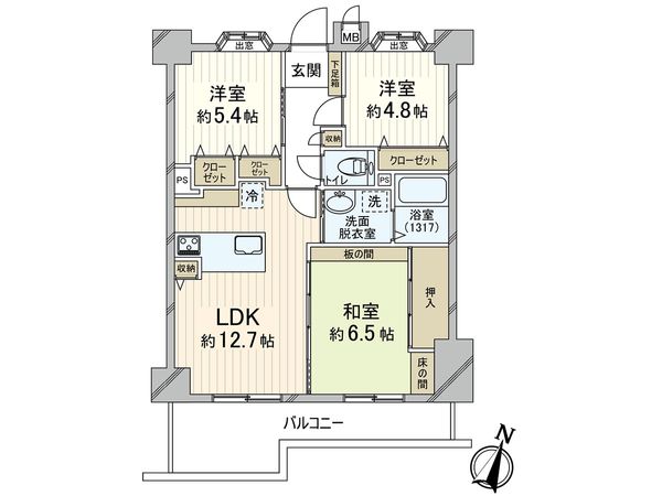フォルザ住吉 N棟 間取図(平面図) フォルザ住吉 N棟 間取図(平面図)