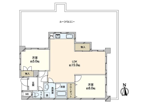 サンシャイン西芦屋 間取図(平面図) サンシャイン西芦屋 間取図(平面図)