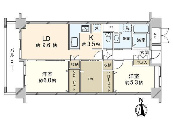 本山センチュリーマンション 間取図(平面図)