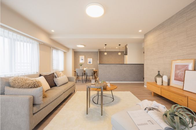 御影城ノ前パークマンション リビング