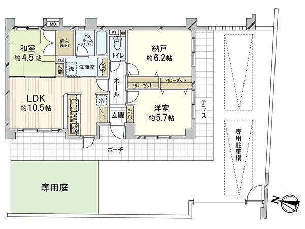 ワコーレヴィエント北青木 間取図(平面図) ワコーレヴィエント北青木 間取図(平面図)