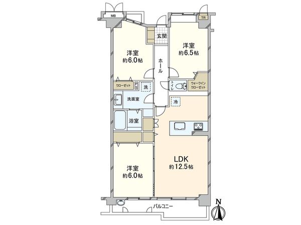 ルネ芦屋川ロザリウム 間取図(平面図) ルネ芦屋川ロザリウム 間取図(平面図)
