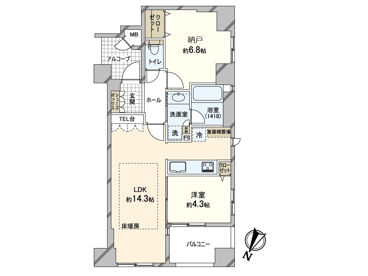 間取図(平面図)