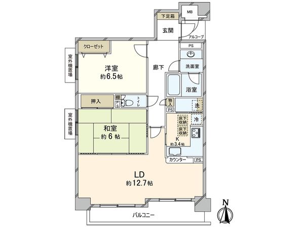 グランステイツ夙川アネックス 間取図(平面図) グランステイツ夙川アネックス 間取図(平面図)